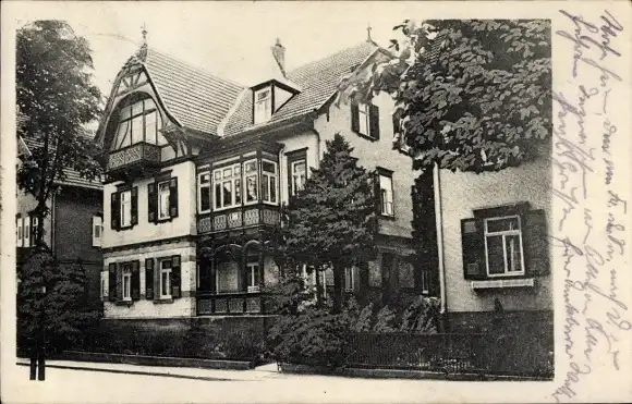 Ak Freudenstadt im Nordschwarzwald, Villa Kirn, Straßenansicht