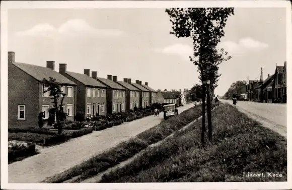 Ak Fijnaart Moerdijk Nordbrabant Niederlande, Kade
