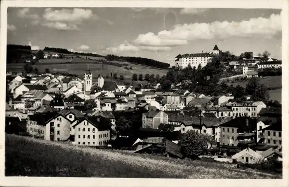 Ak Vimperk Winterberg Böhmerwald Südböhmen, Gesamtansicht