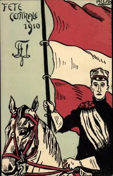 Studentika Ak Lausanne Kanton Waadt, Fete Centrale 1910