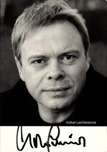 Ak Sänger Volker Lechtenbrink, Portrait, Autogramm