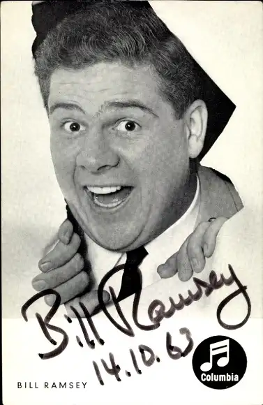 Ak Schauspieler und Sänger Bill Ramsey, Portrait, Autogramm