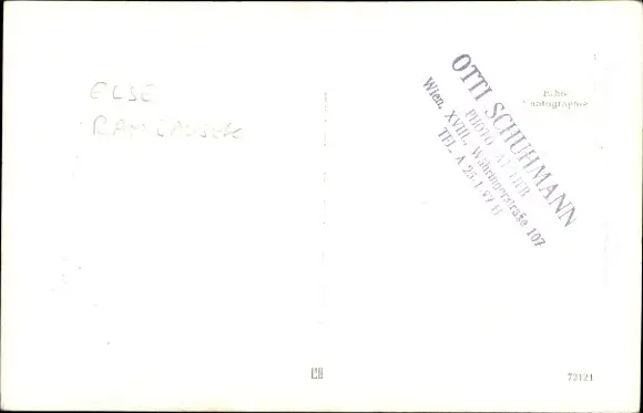 Ak Schauspielerin Else Rambausek, Portrait, Autogramm