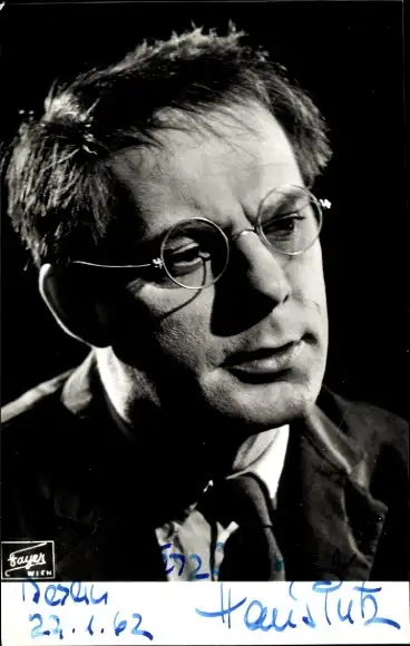 Ak Schauspieler Hans Putz, Portrait, Autogramm