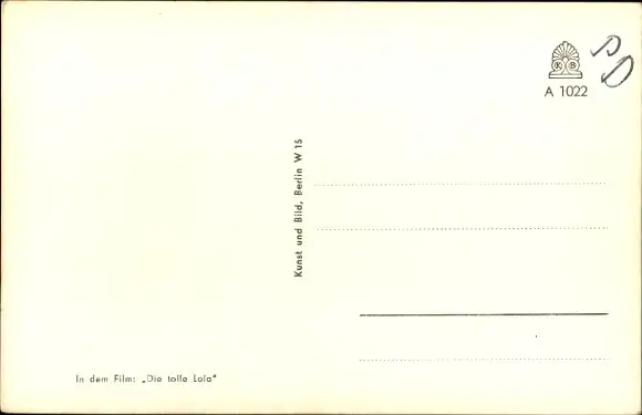 Ak Schauspielerin Herta Staal, Die tolle Lola, Portrait, Autogramm