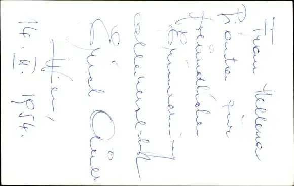 Ak Schauspieler Erich Auer, Der Herrgottsschnitzer von Ammergau, Autogramm