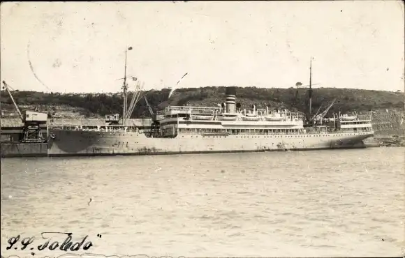 Foto Ak Dampfer SS Toledo, DOAL