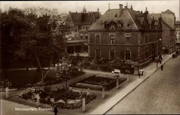 Ak Weißenfels an der Saale, Postamt