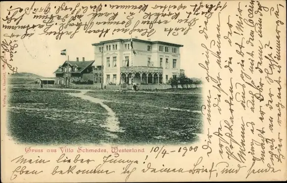 Ak Westerland auf Sylt, Villa Schmedes