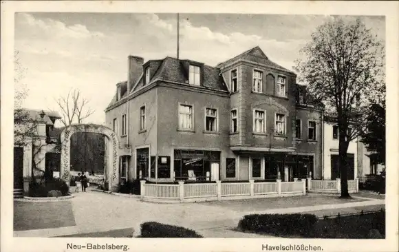 Ak Neu Babelsberg Neubabelsberg Potsdam, Havelschlösschen