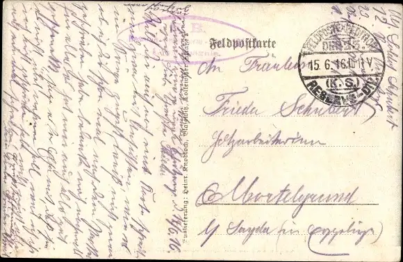 Ak 28cm Granate beim Einschlag, I WK