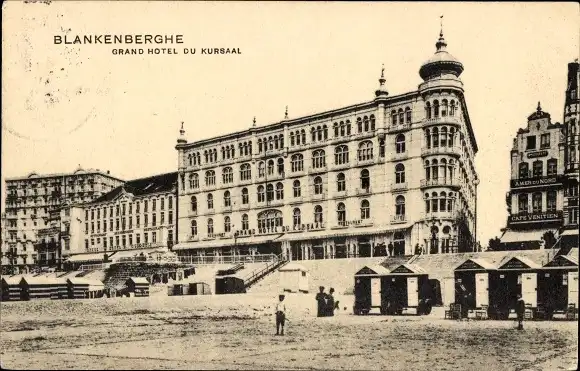Ak Blankenberghe Blankenberge Westflandern, Grand Hotel du Kursaal