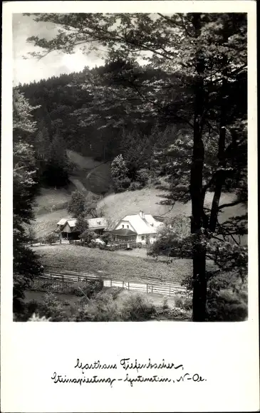 Ak Gutenstein in Niederösterreich, Steinapiesting, Gasthaus Tiefenbacher