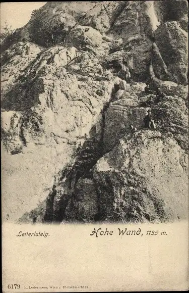 Ak Hohe Wand Niederösterreich, Leiterlsteig