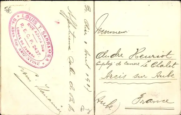 Ak Buenos Aires Argentinier, Vogelperspektive