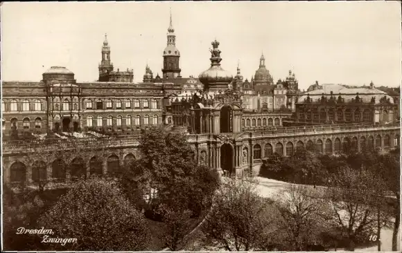 Ak Dresden Altstadt, Königlicher Zwinger