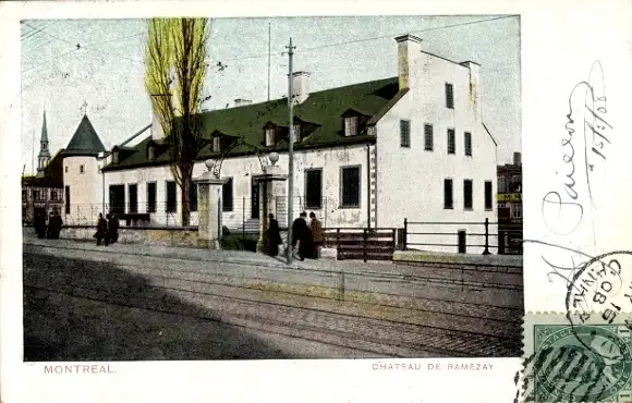 Ak Montreal Québec Kanada, Château Ramezay