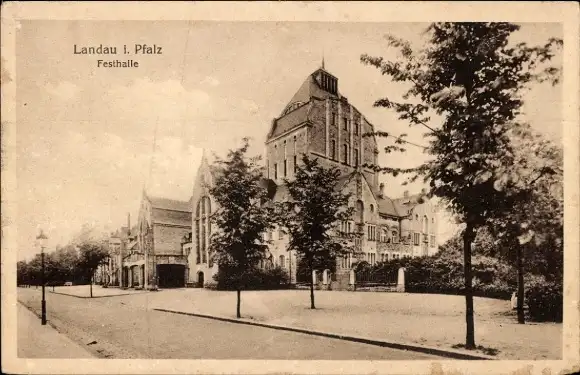 Ak Landau in der Pfalz, Festhalle