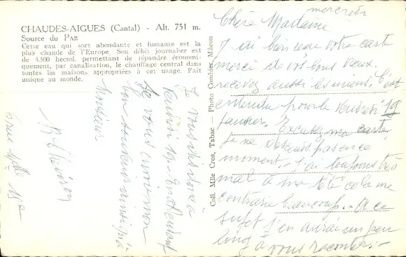 Ak Chaudes Aigues Cantal, Source du Par