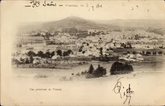 Ak Vesoul Haute Saône, Ortspanorama