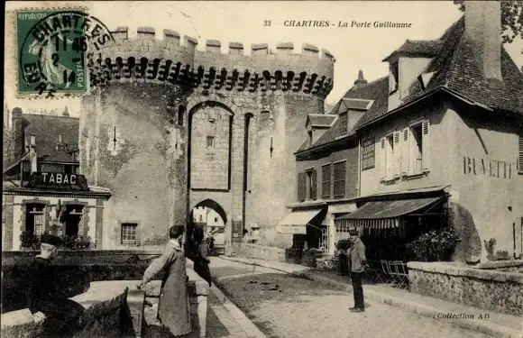 Ak Chartres Eure et Loir, Porte Guillaume