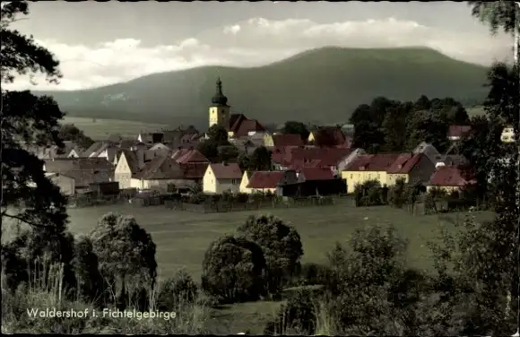 Ak Waldershof in der Oberpfalz Fichtelgebirge, Panorama