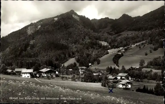 Ak Brand Ruhpolding in Oberbayern, Panorama
