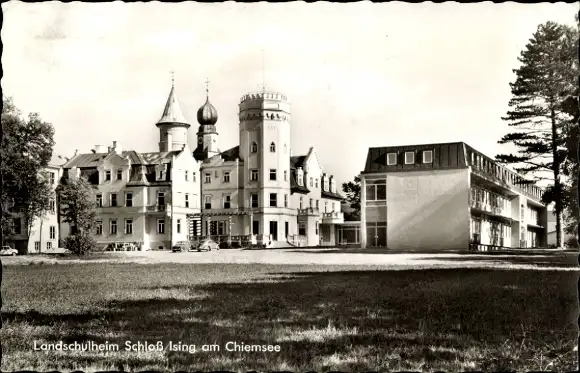 Ak Ising Chieming am Chiemsee Oberbayern, Landschulheim Schloss