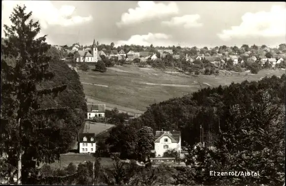 Ak Etzenrot Waldbronn im Albtal im Schwarzwald, Panorama