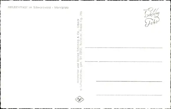 Ak Freudenstadt im Schwarzwald, Marktplatz
