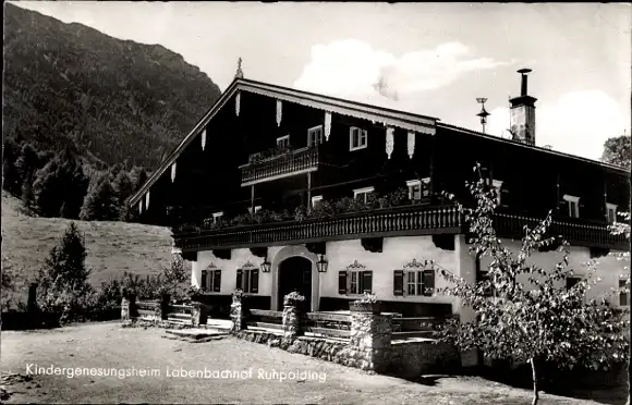 Ak Ruhpolding in Oberbayern, Kindergenesungsheim Labenbachhof