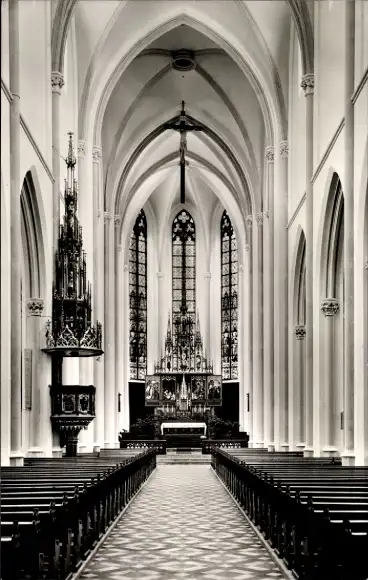 Ak Zwiesel im Bayerischen Wald, Pfarrkirche, Altar