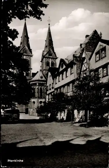 Ak Boppard am Rhein, Pfarrkirche