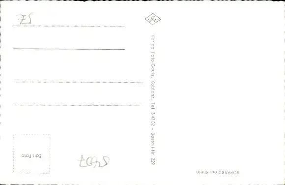 Ak Boppard am Rhein, Pfarrkirche