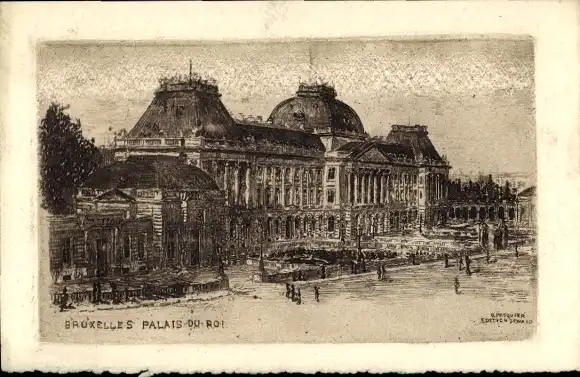 Künstler Ak Bruxelles Brüssel, Palais du Roi