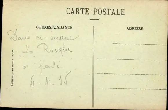 Ak Amiens Somme, Le Cirque