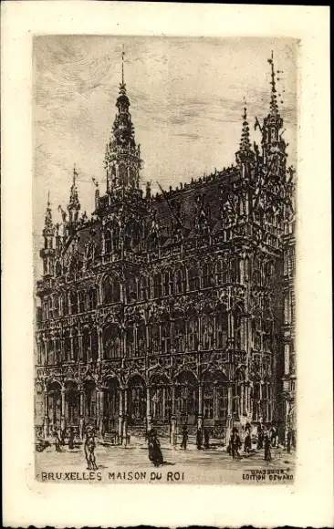 Künstler Ak Bruxelles Brüssel, Maison du Roi