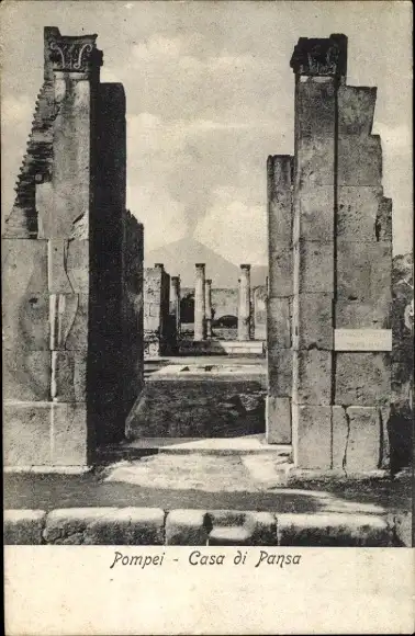 Ak Pompei Campania, Casa di Pansa