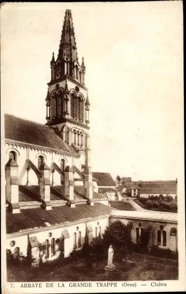 Ak La Grande Trappe Orne, Abbaye, Cloitre