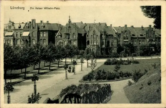 Ak Lüneburg in Niedersachsen, Kaiser Wilhelm-Platz