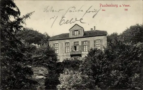 Ak Deckbergen Rinteln in Niedersachsen, Paschenburg, Teilansicht