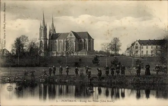 Ak Pontmain Mayenne, Etang es Peres, Cote Nord