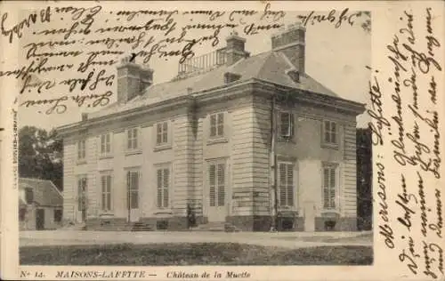 Ak Maisons Laffitte Yvelines, Chateau de la Muette