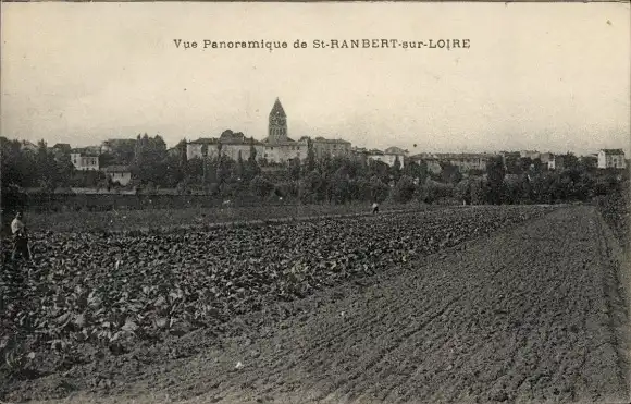 Ak Saint Rambert sur Loire Loire, Vue Panoramique