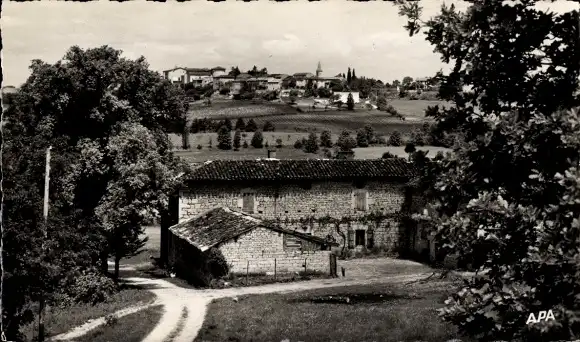 Ak Mauriac Cantal, Vue generale