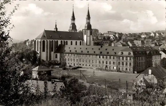 Ak Prüm in der Eifel, Waldstadt, Basilika, Abtei