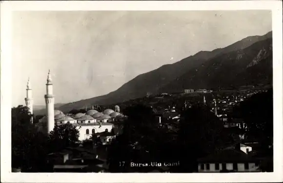 Foto Ak Brussa Bursa Türkei, Panorama, Minarette