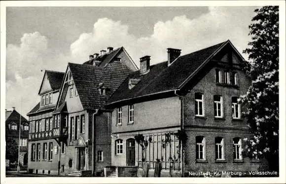 Ak Neustadt in Hessen, Volksschule, H. Henrich