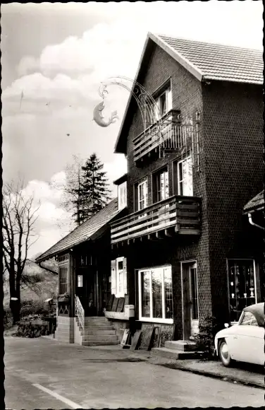 Ak Bischofsheim an der Rhön in Unterfranken, Berggasthof Rhönhäuschen, Inh. Fritz Thein