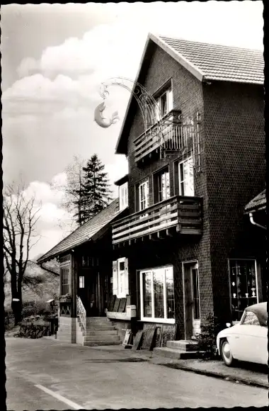 Ak Bischofsheim an der Rhön in Unterfranken, Berggasthof Rhönhäuschen, Inh. Fritz Thein